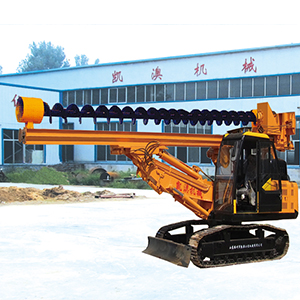 履带式螺旋打桩机