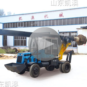 WD轮式旋挖钻机工作视频